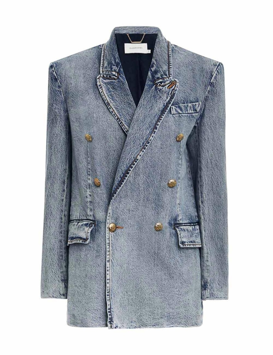 LUMINOSITY DENIM BLAZER - 1