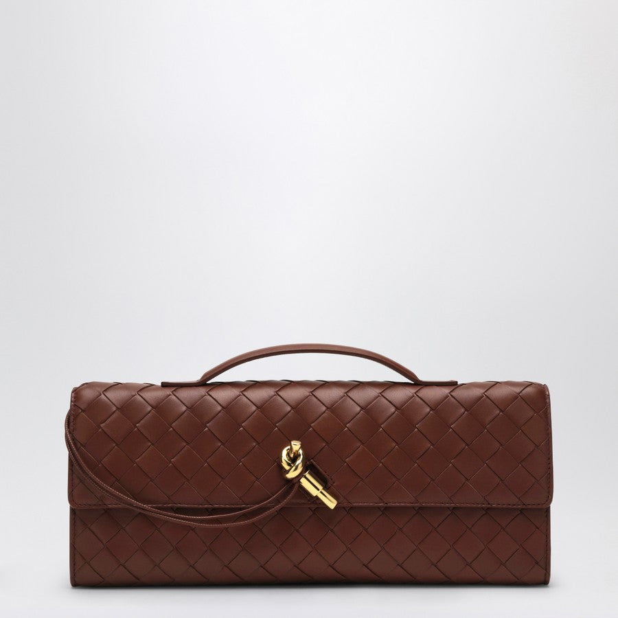 Bottega Veneta Women Andiamo Clutch Sapele With Handle - 1