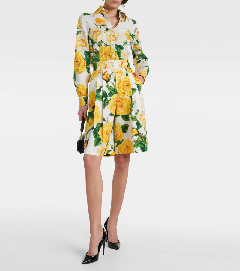 Dolce & Gabbana Floral cotton Bermuda shorts outlook