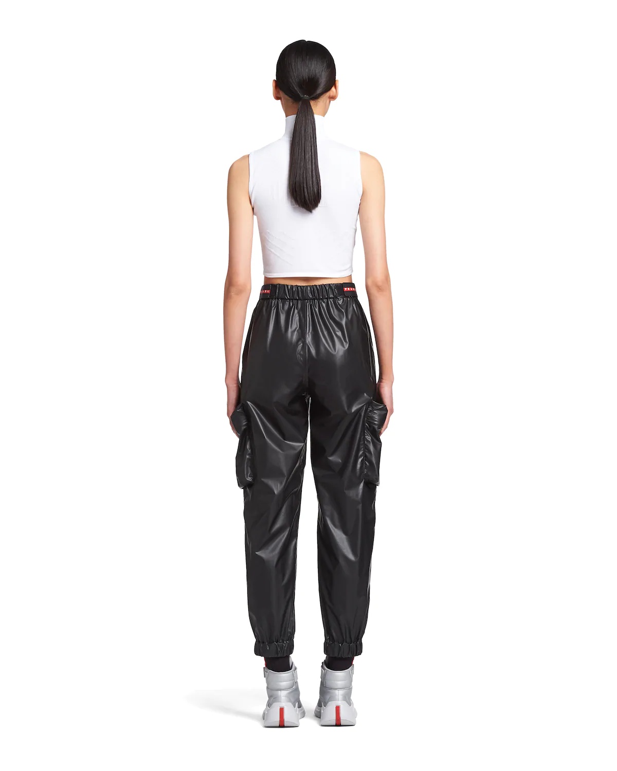 Light nylon cargo pants - 4