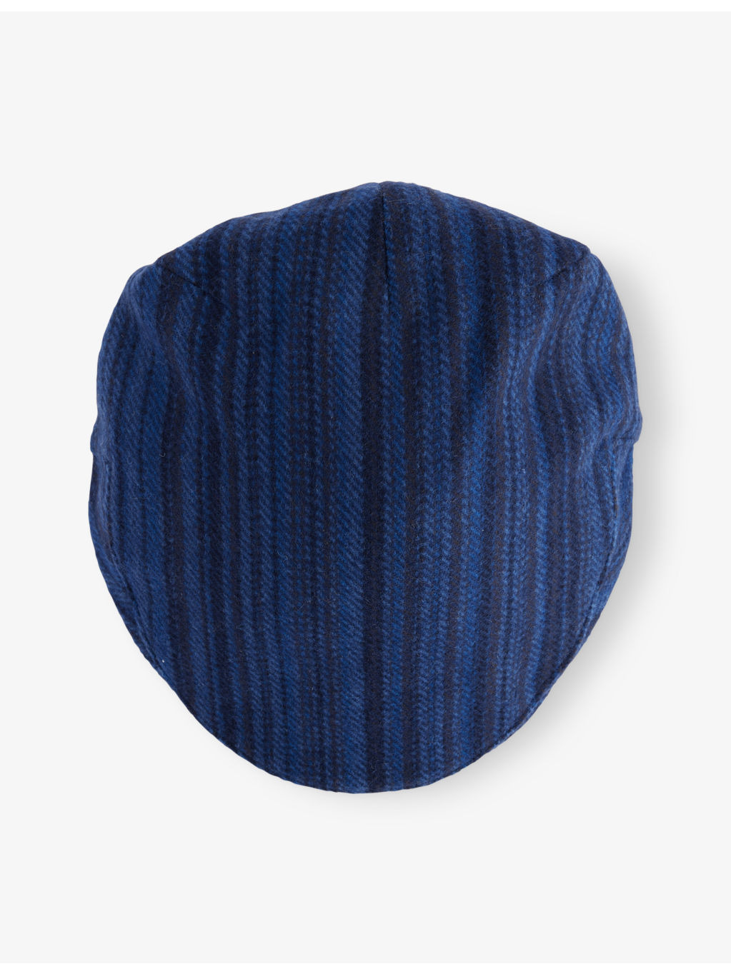 Signature Stripe Wool Flat Cap - 4