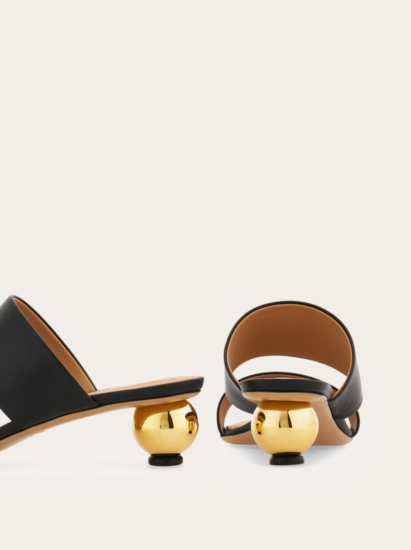 Sandal with bauble heel detail 6