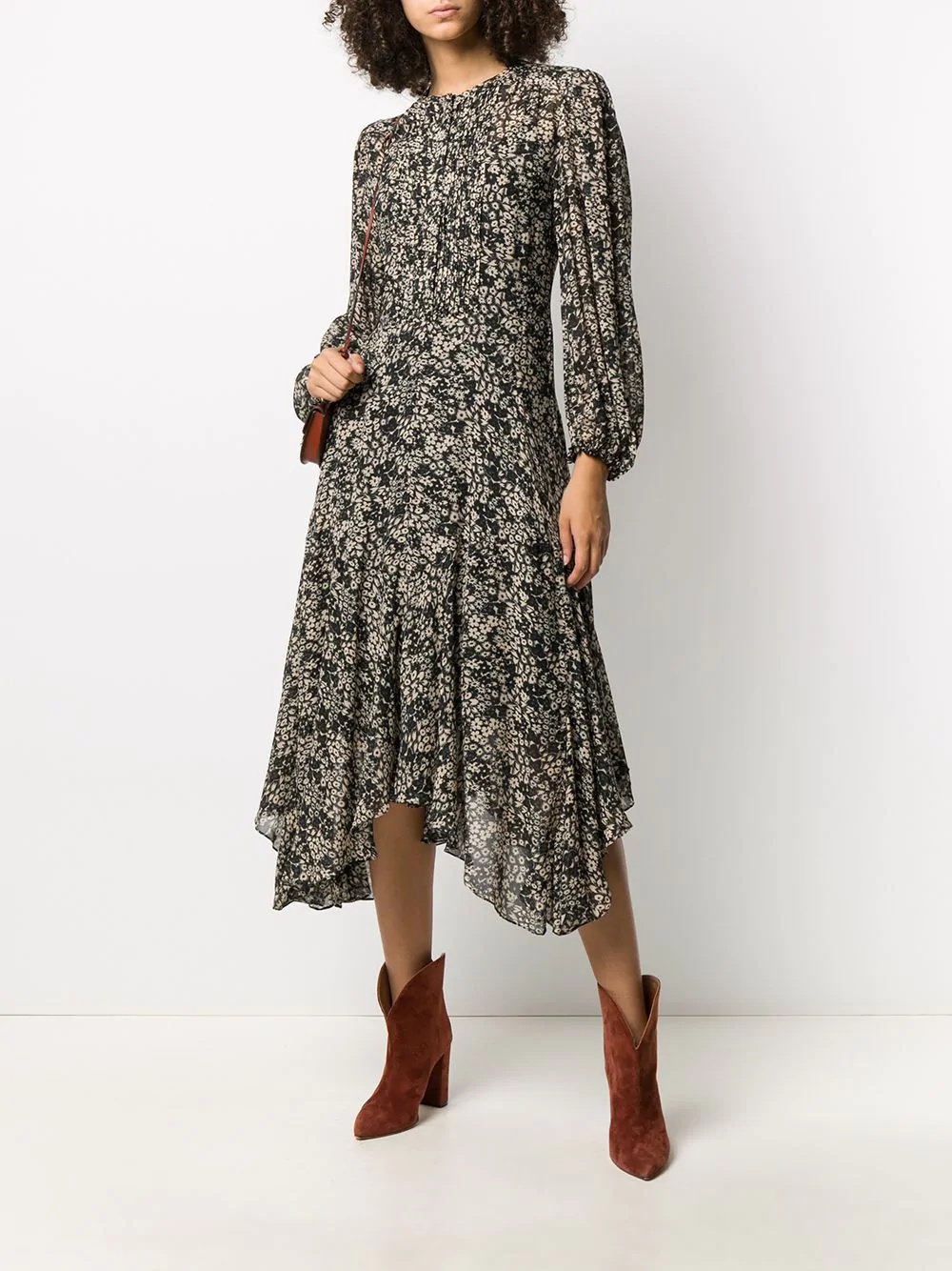 Lizete floral print midi dress - 2