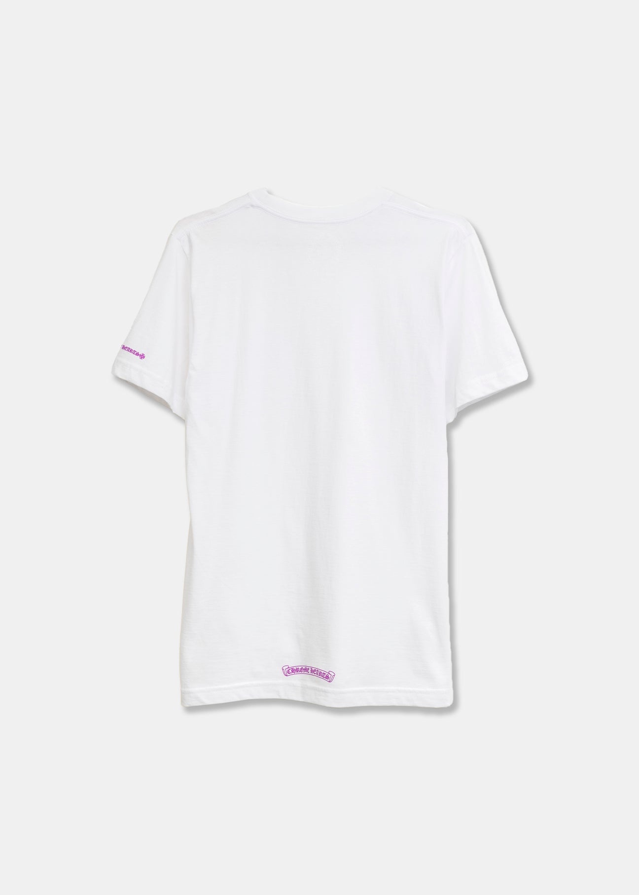 CH Neck Script White Purple Tee - 2