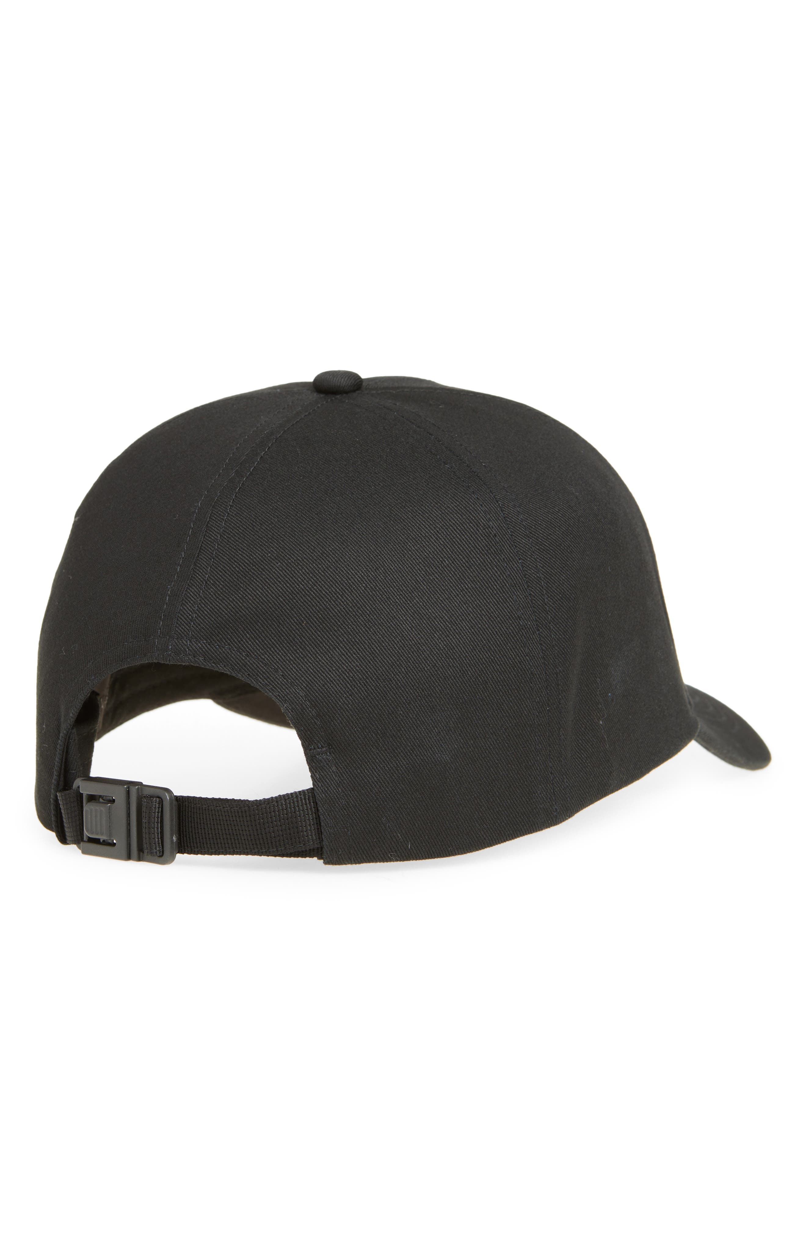 Moncler Logo Cotton Adjustable Baseball Cap in Black at Nordstrom - 2