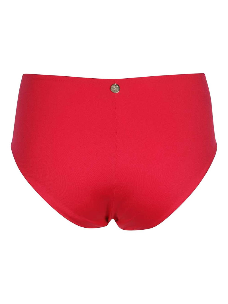 Max Mara high-waist logo-plaque bikini bottoms outlook
