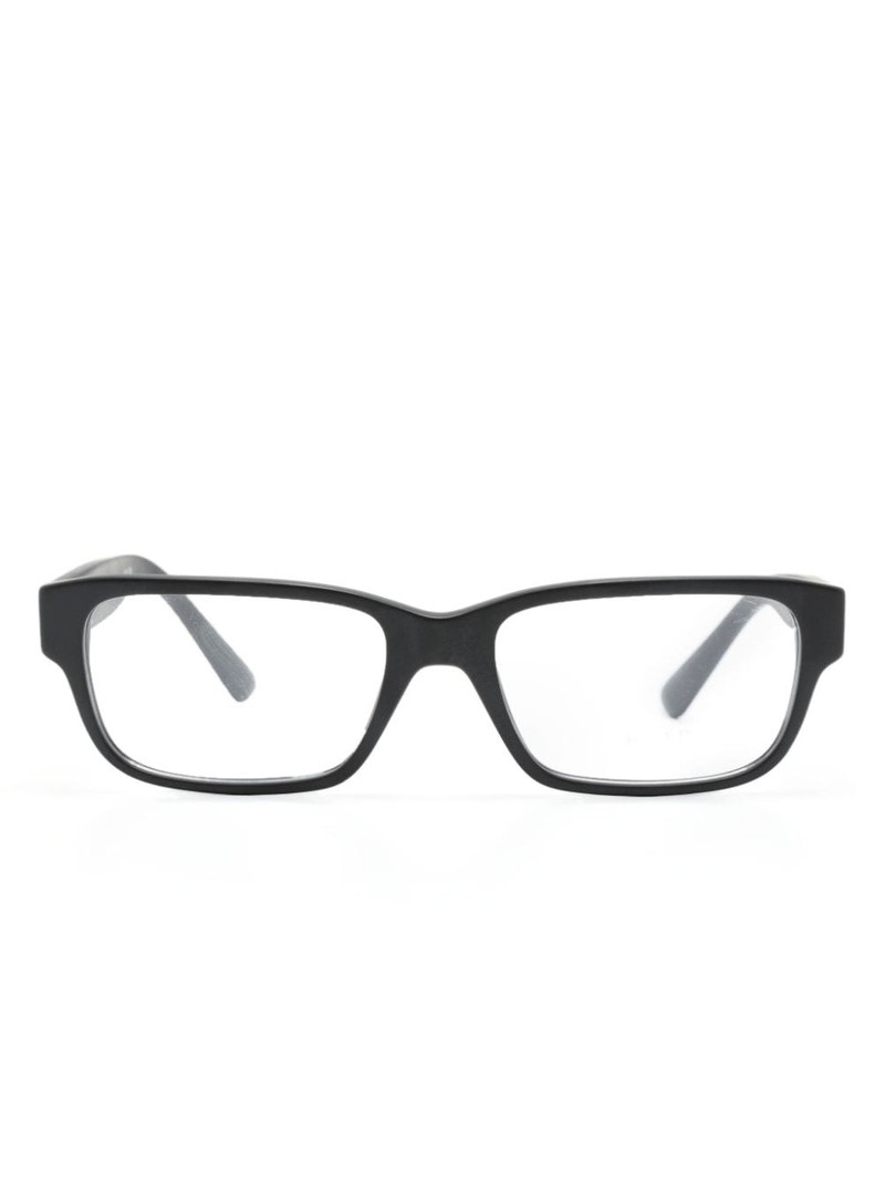 logo-print rectangle-frame glasses 1