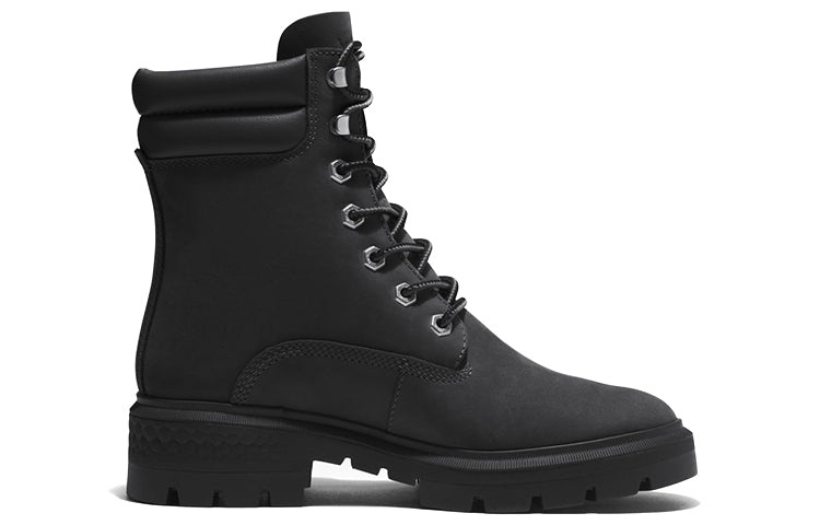 (WMNS) Timberland Cortina Valley 6 Inch Waterproof Boots 'Black Nubuck' A5NBY015 - 2