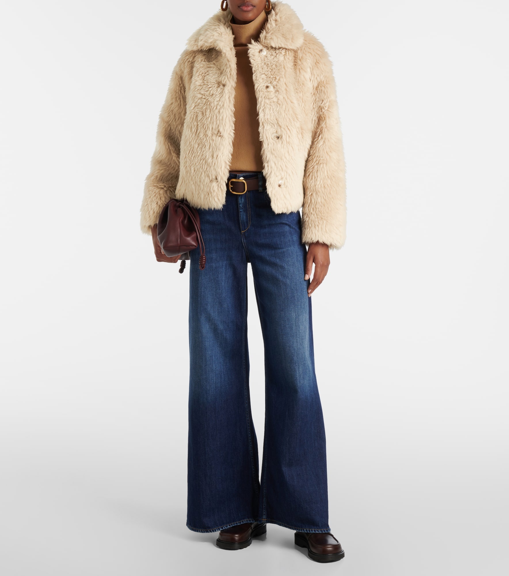 Faux shearling jacket - 2