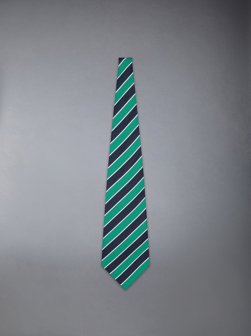 SILK COTTON MOGADOR TRICOLOR WIDE TIE 1