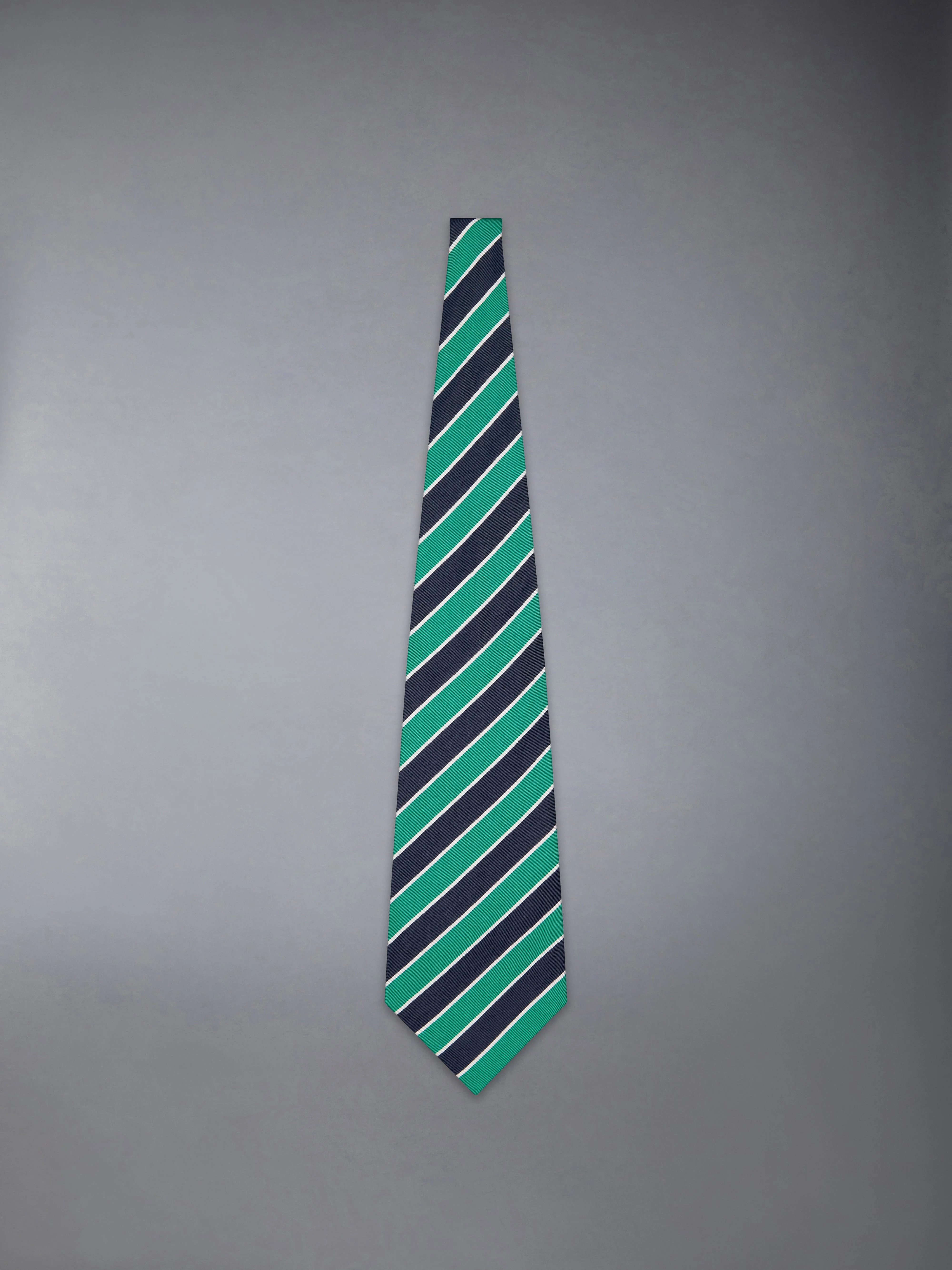 SILK COTTON MOGADOR TRICOLOR WIDE TIE - 1