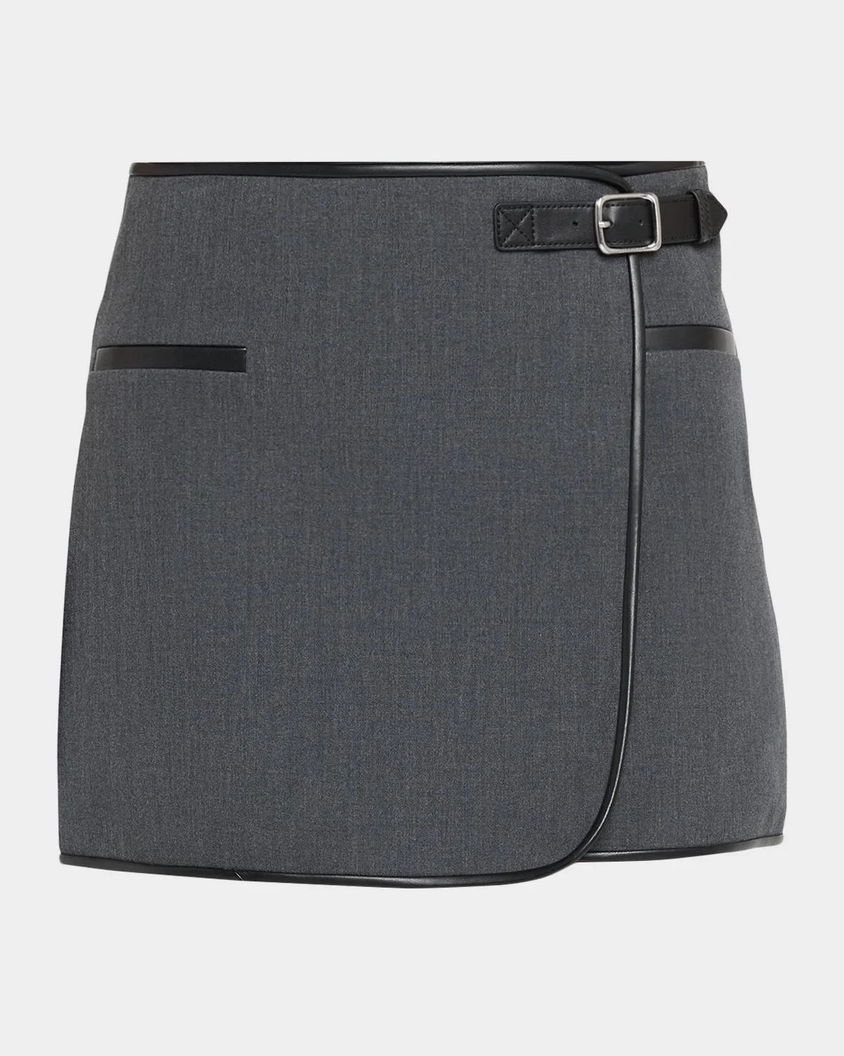 Sheridan Wrap Mini Skirt - 1