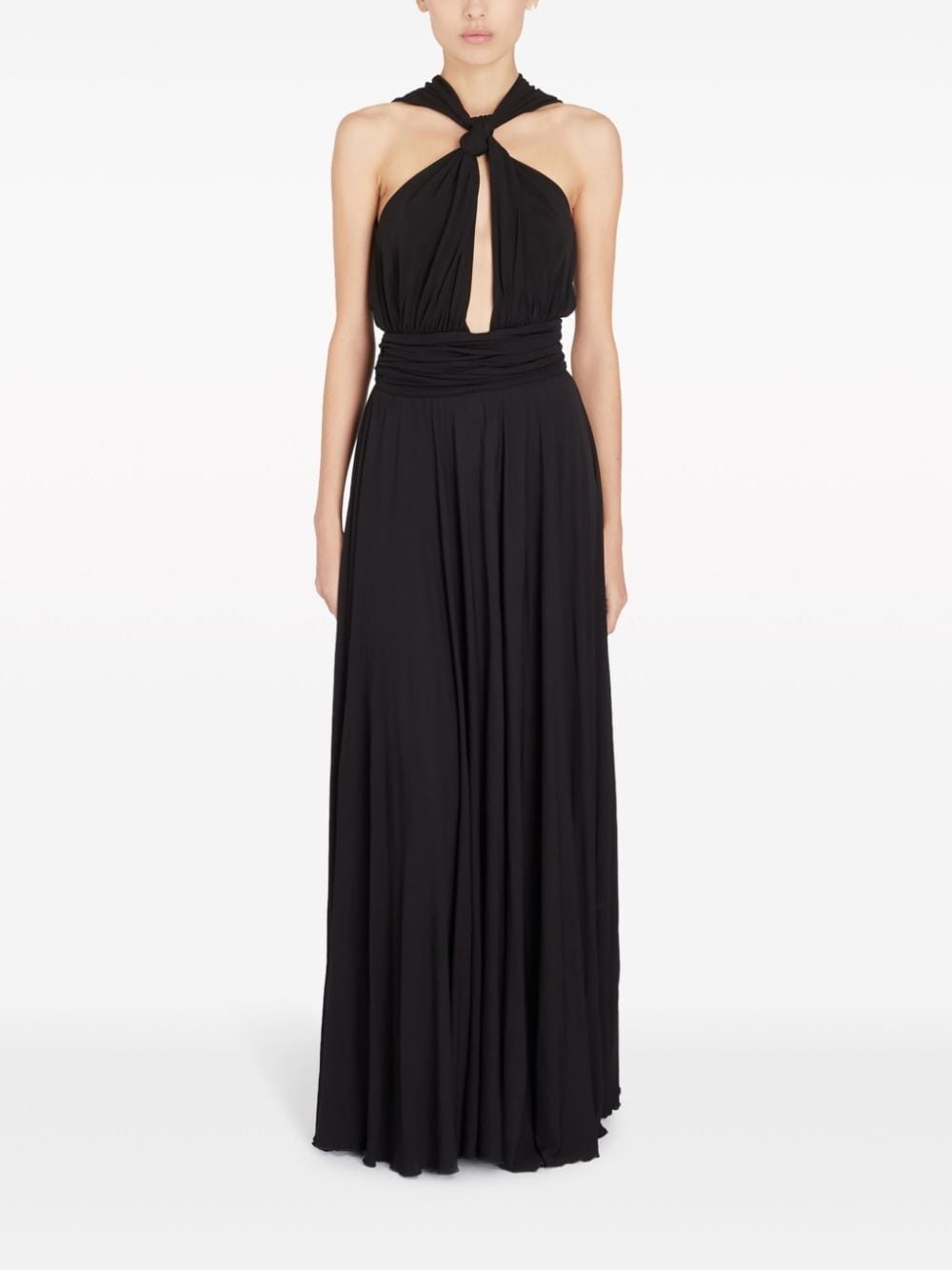 Laced knot-detail maxi dress - 2