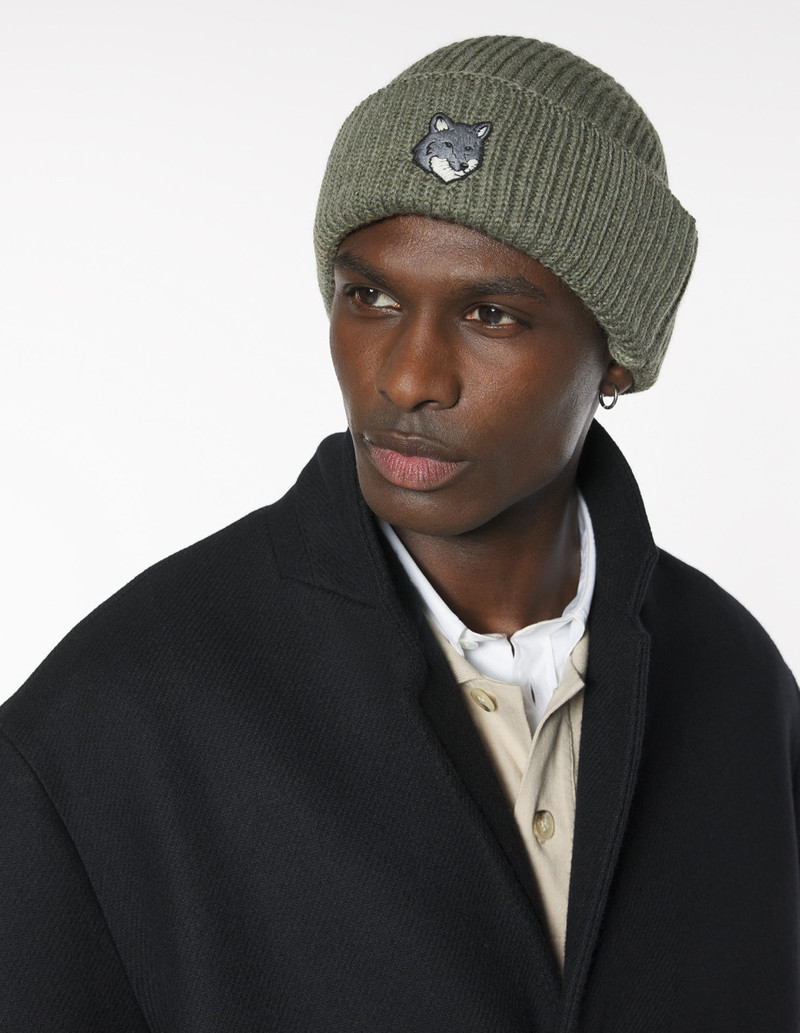 Maison Kitsuné FOX HEAD LARGE BEANIE outlook