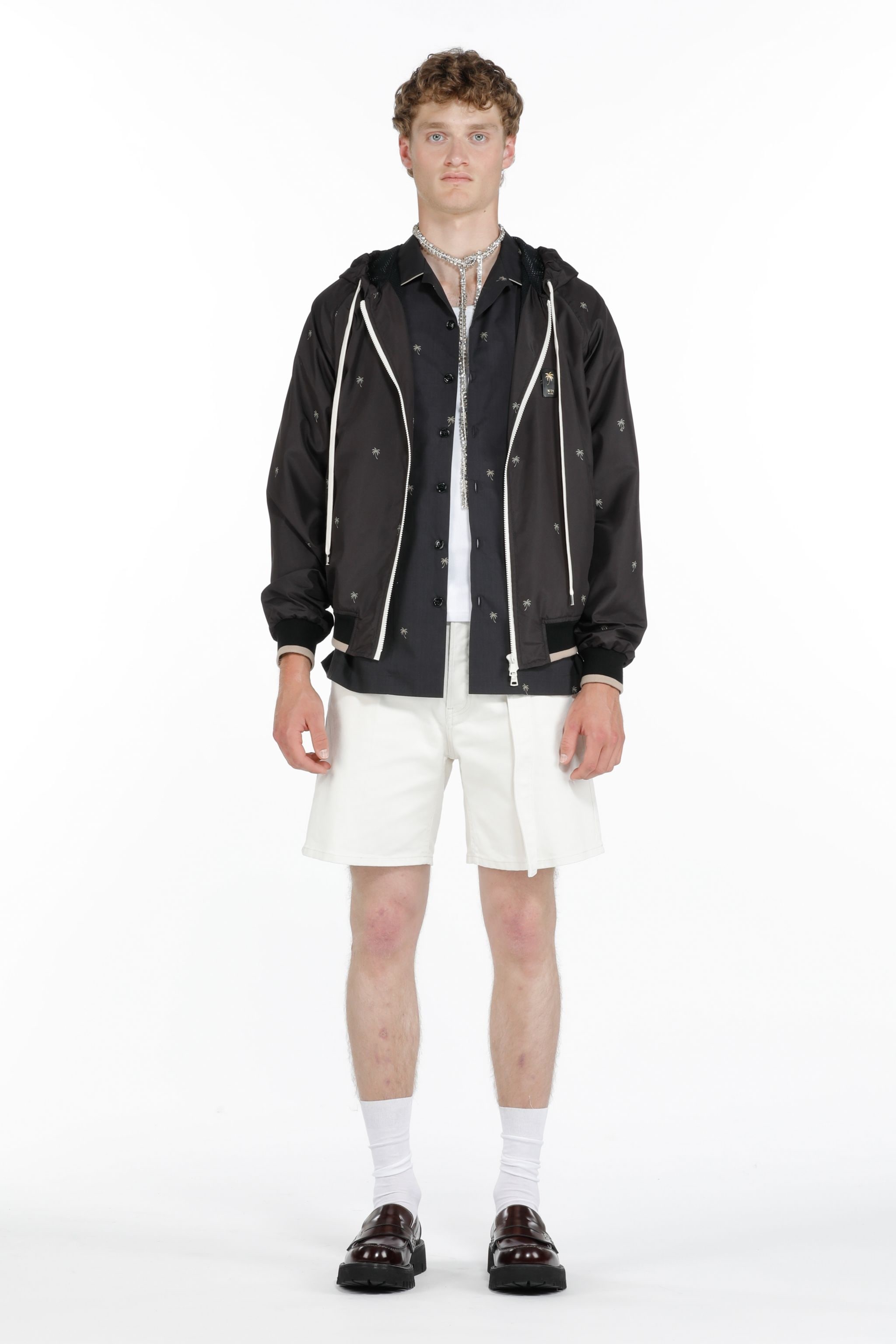 PALM TREE HOODED JACKET - 4