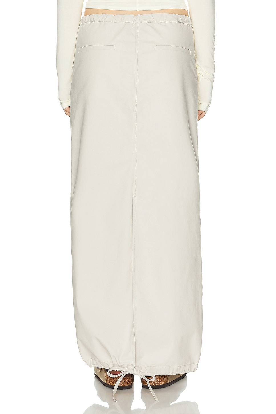 Workwear Drawcord Maxi Skirt - 3