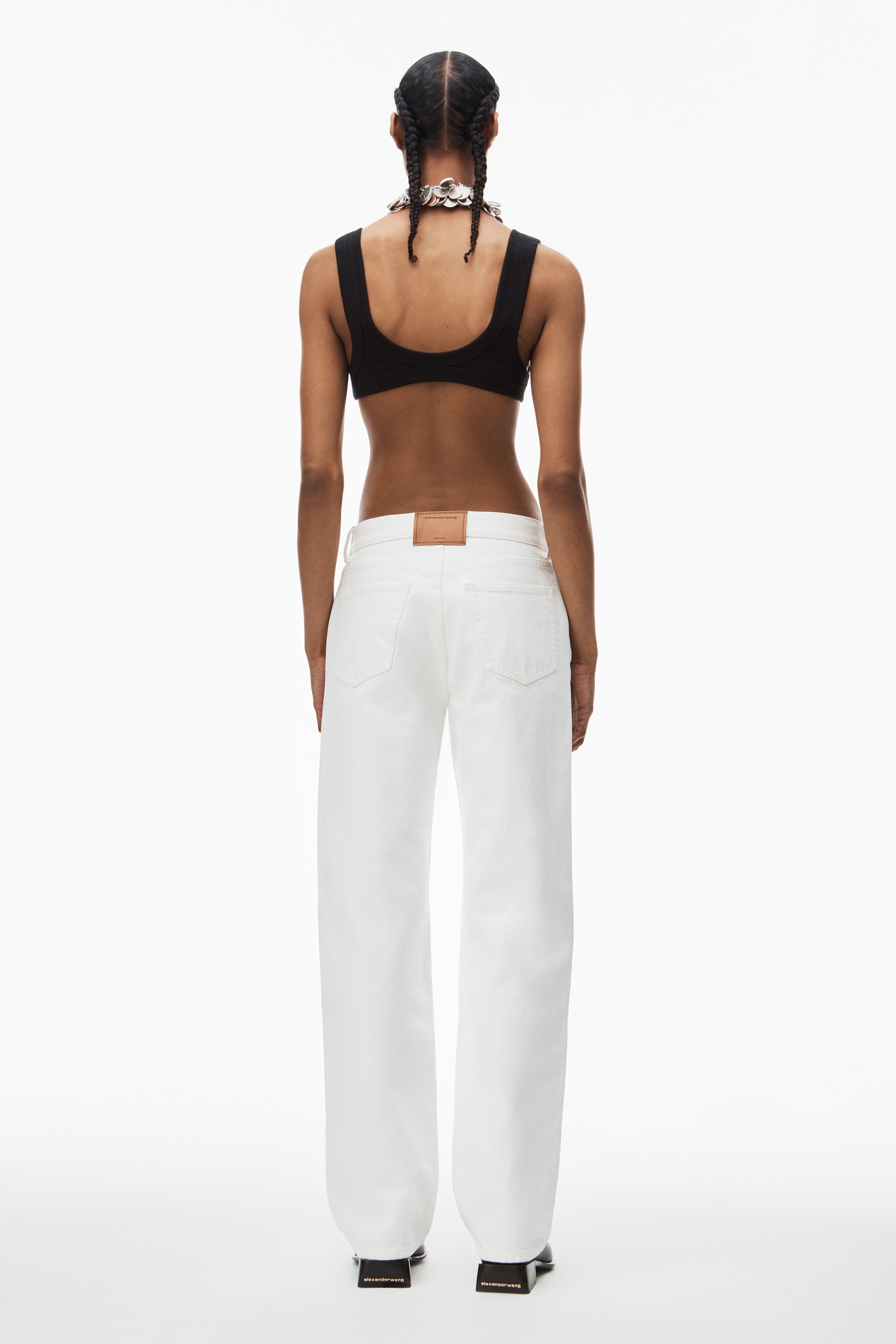 EZ MID-RISE STRAIGHT-LEG JEAN IN DENIM - 4
