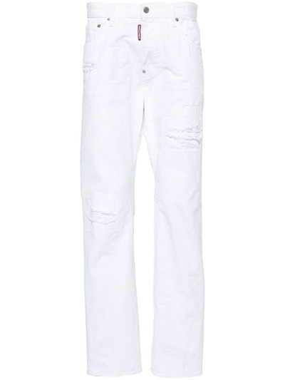 DSQUARED2 Denim Straight Pants S71LB1353STN833100 WHITE outlook