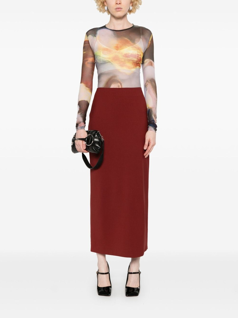 MUGLER x Ambera Wellmann mesh top outlook