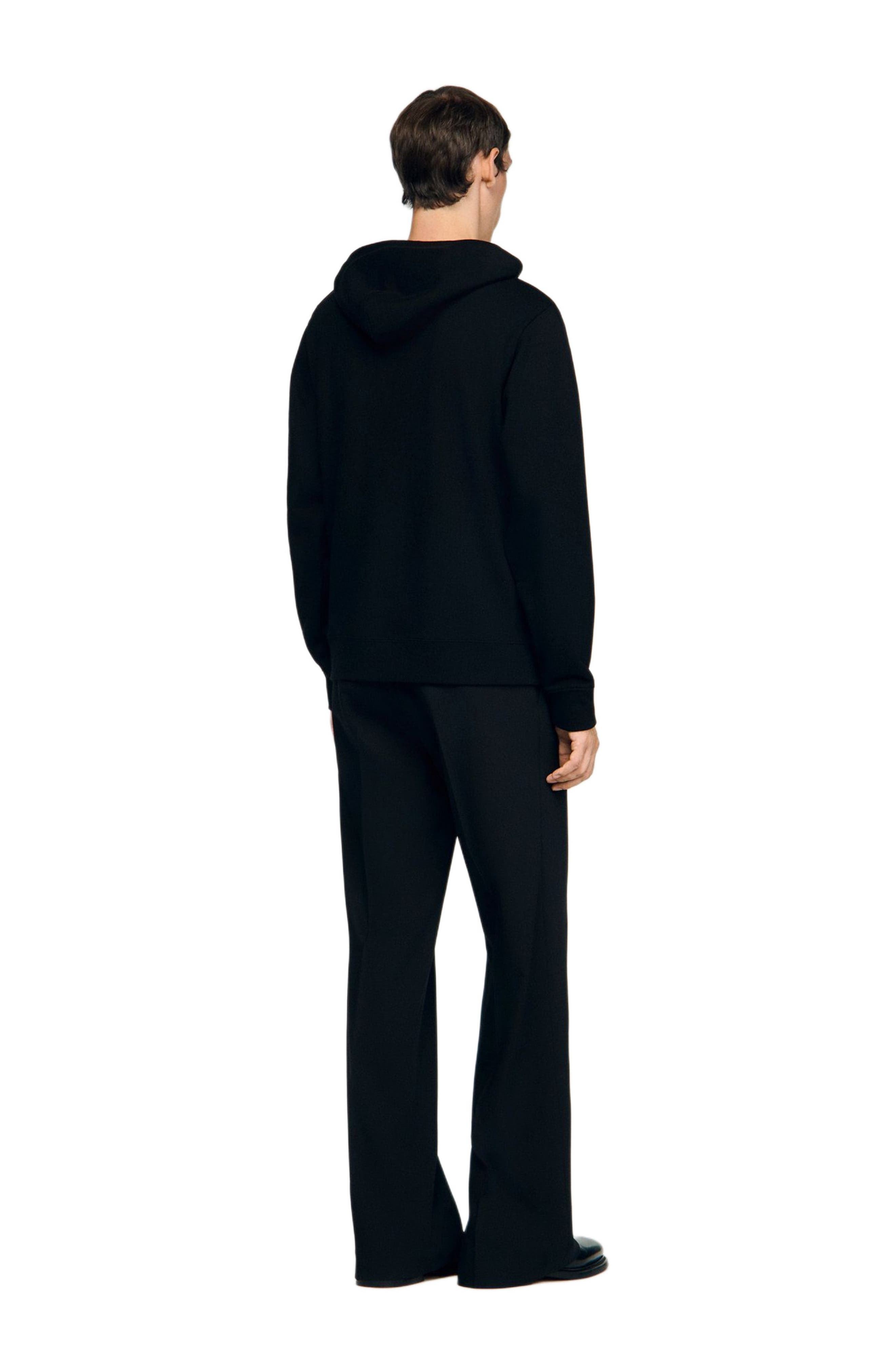 SANDRO Logo hoodie in Black at Nordstrom - 2