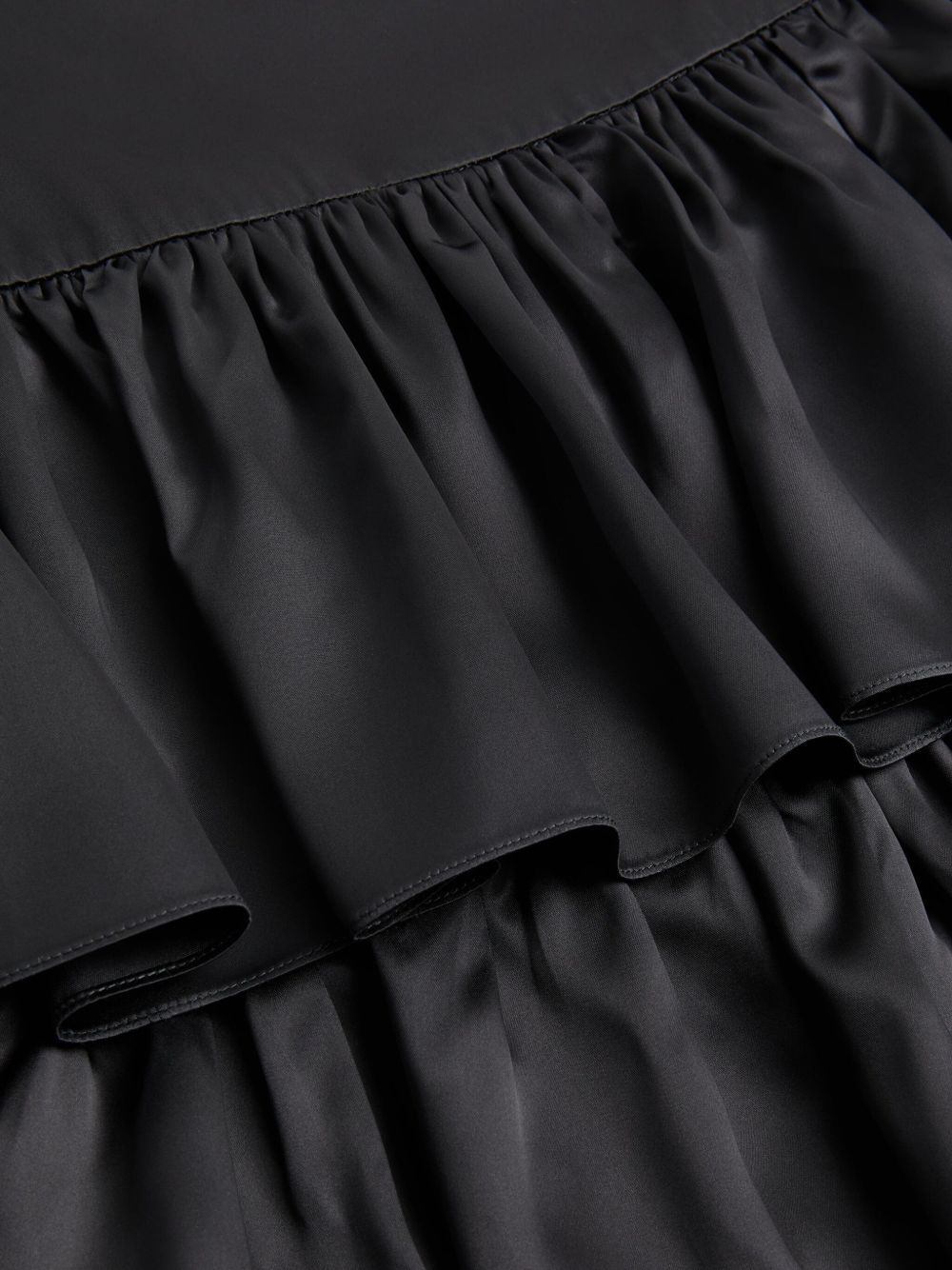 ruffled taffeta midi skirt - 5