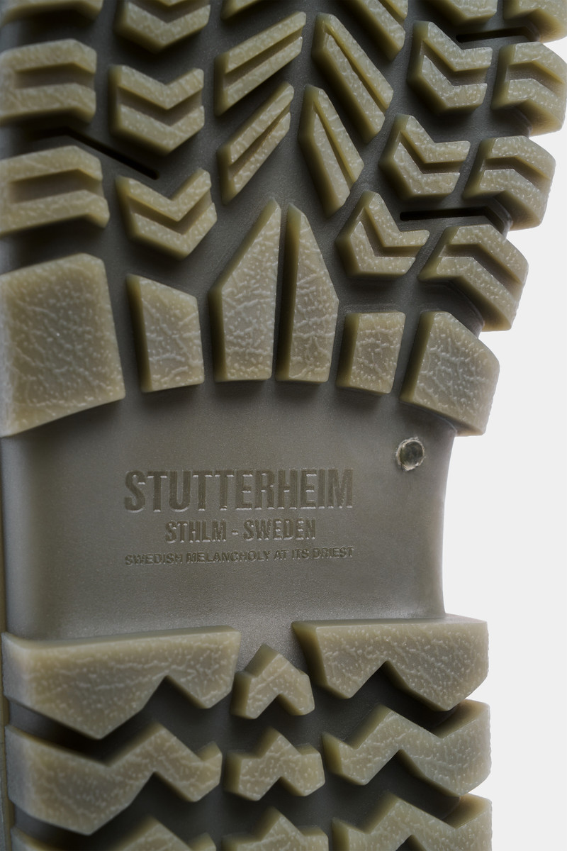 Stutterheim Patrol Boot Leather Green outlook