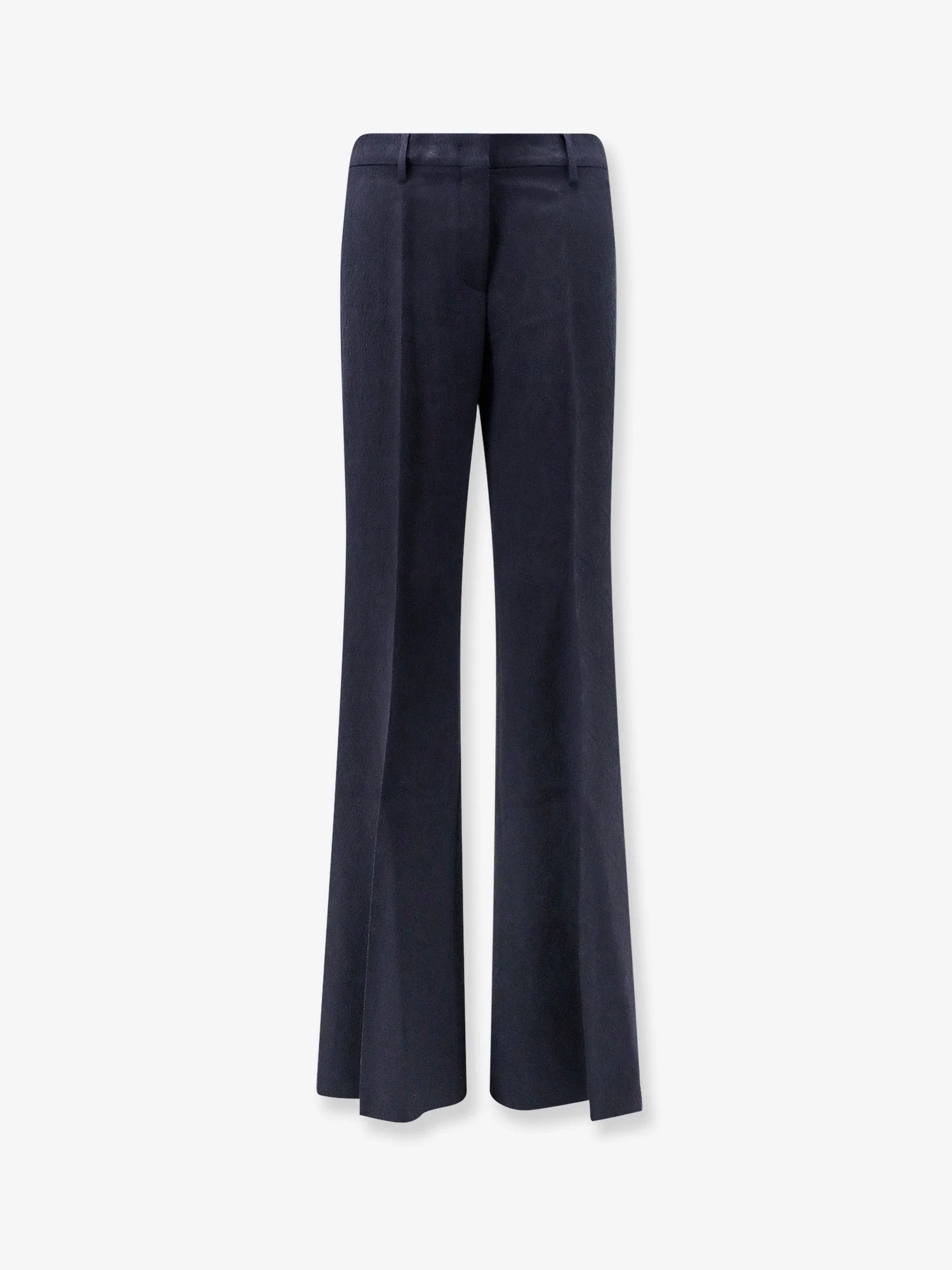 Wool Blend Trousers With Paisley Pattern - 1