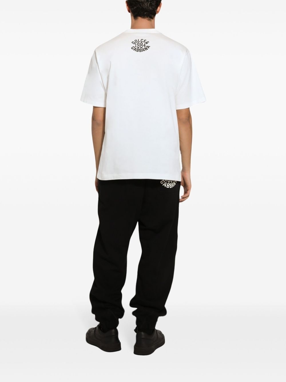reverse-seams pleated track pants - 4