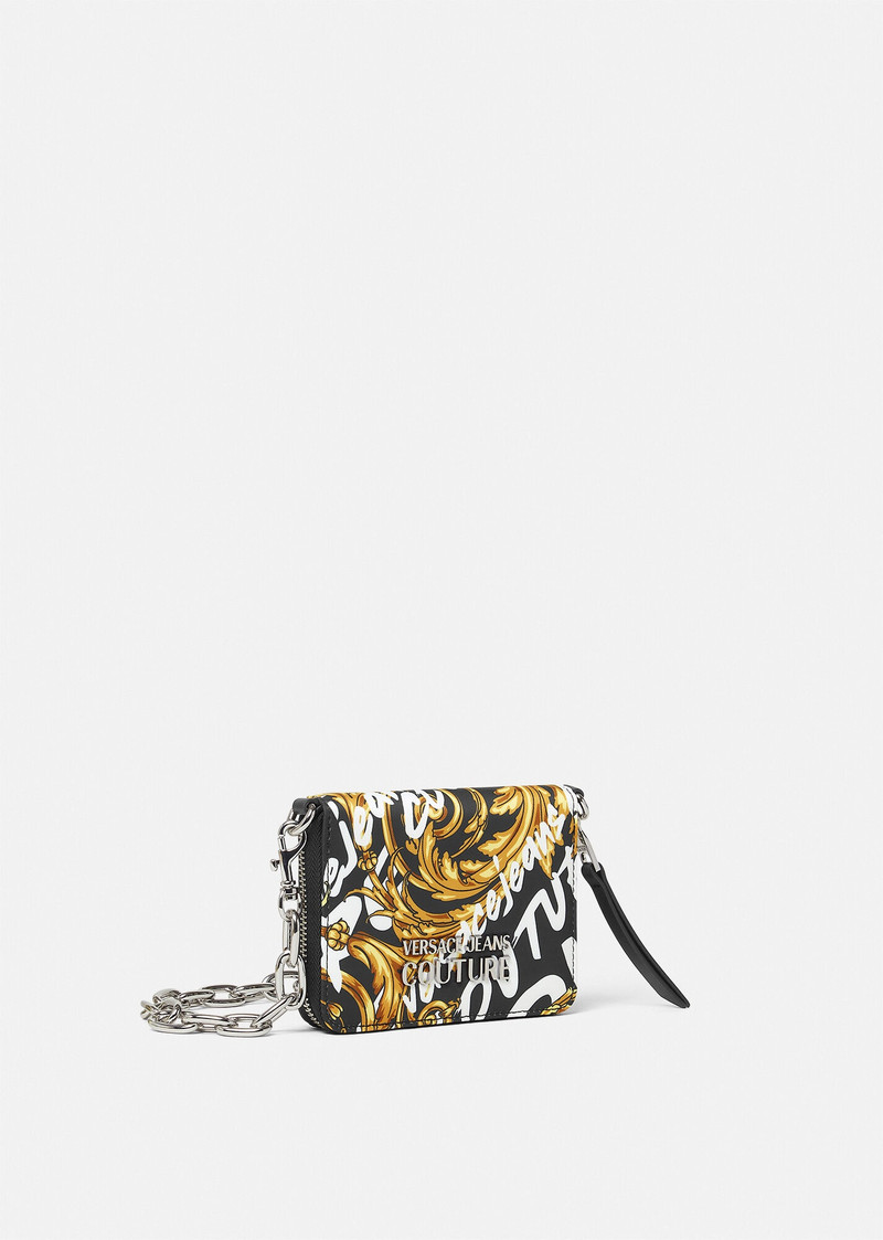 VERSACE JEANS COUTURE Logo Brush Couture Wallet outlook
