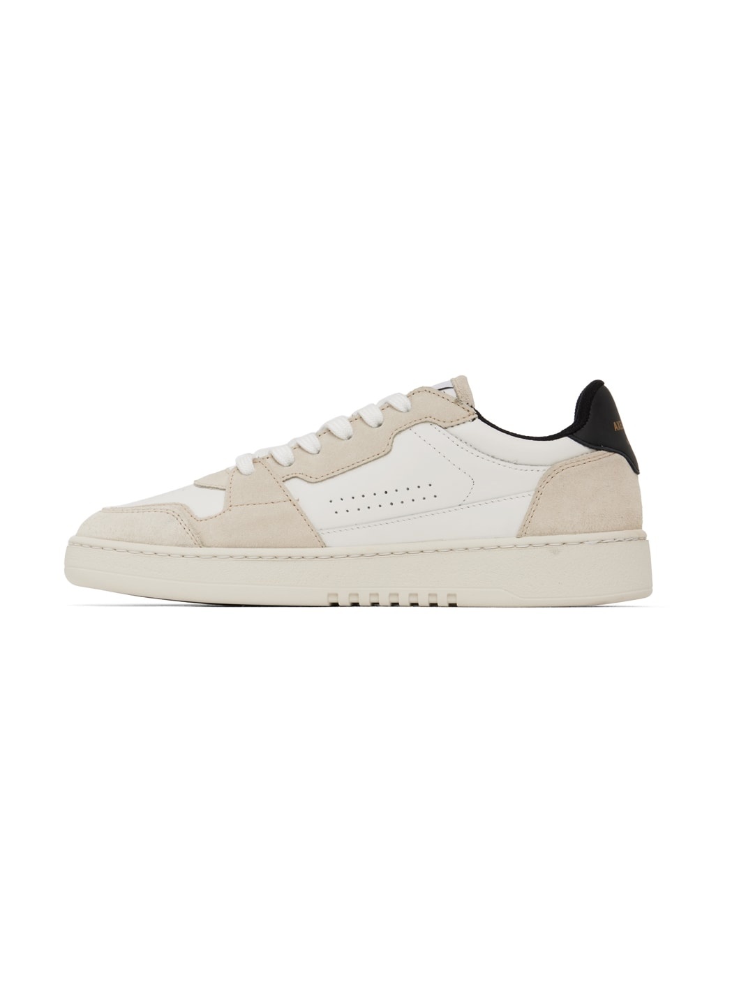 White & Beige Dice Lo Sneakers - 3