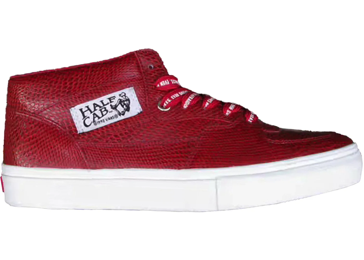 Vans Vans Half Cab LX Huf Red Snakeskin - VN0CH90K8 | REVERSIBLE
