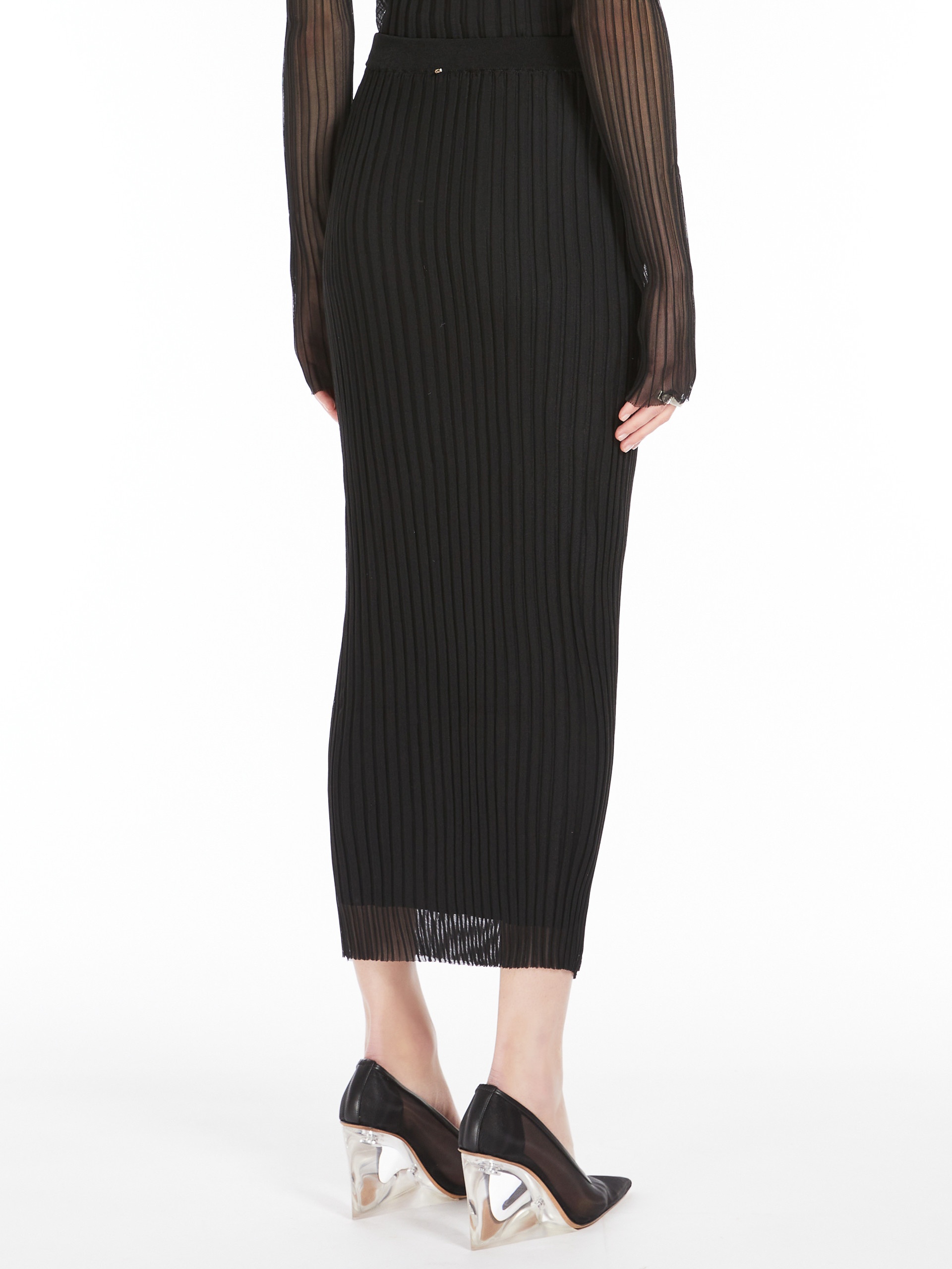 ALBUM1234 Sheer mesh skirt - RUNWAY - 4