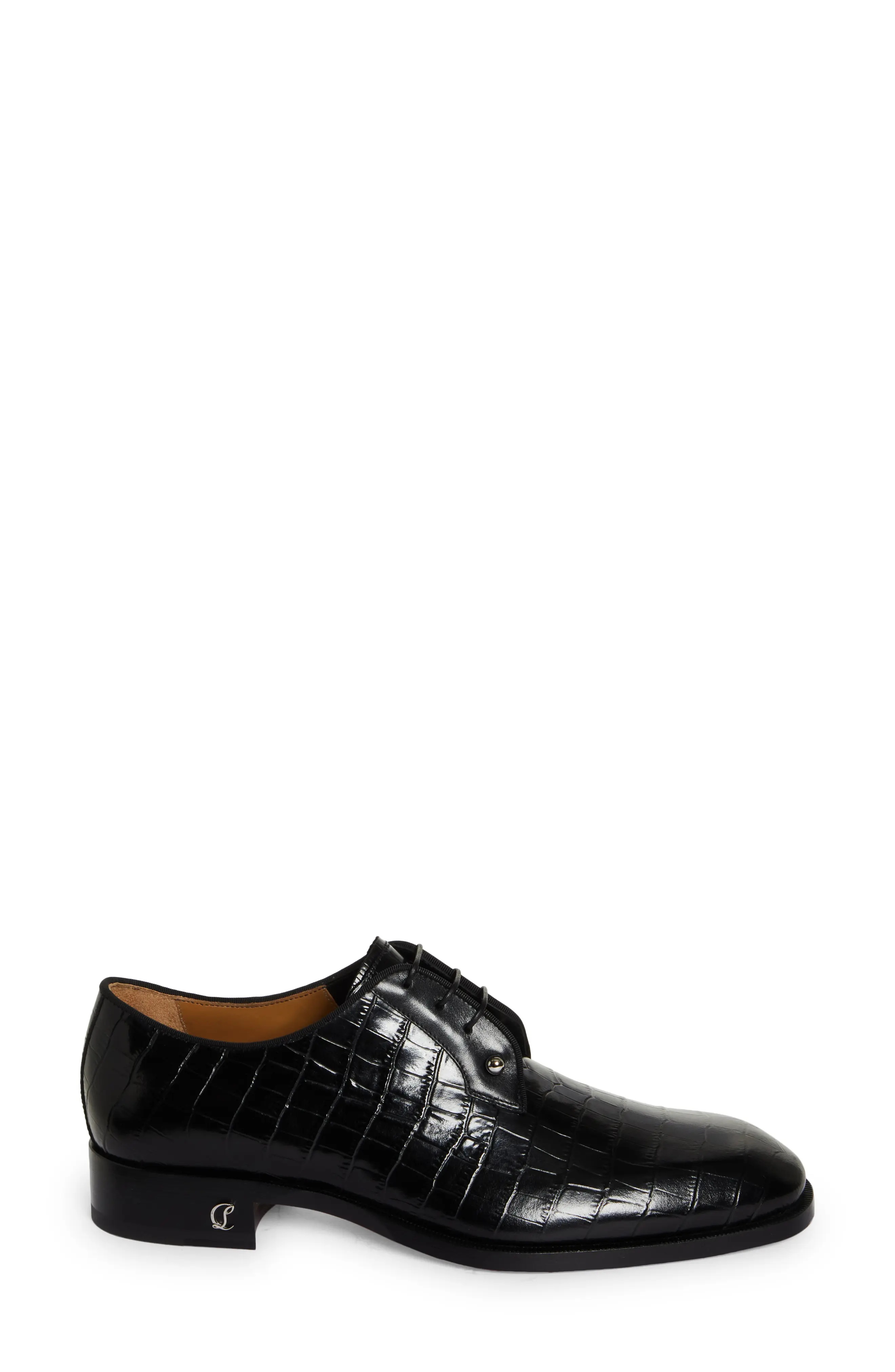 Chambeliss Croc Embossed Derby - 3