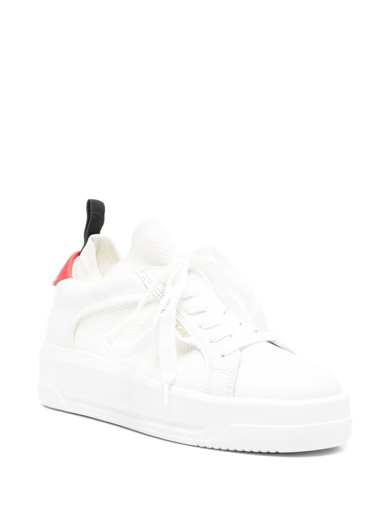 Moschino lace-up sneakers outlook