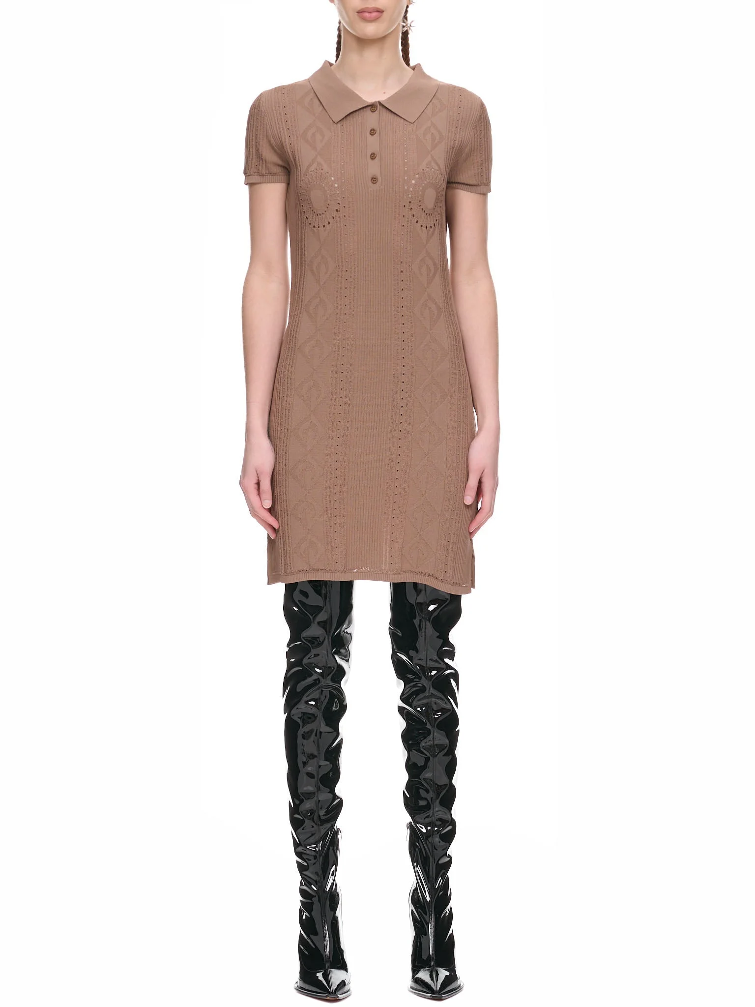 Pointelle Tennis Court Dress - 1