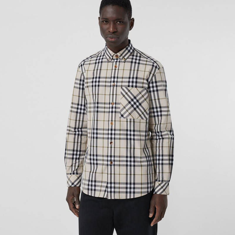 Check Cotton Poplin Shirt 5