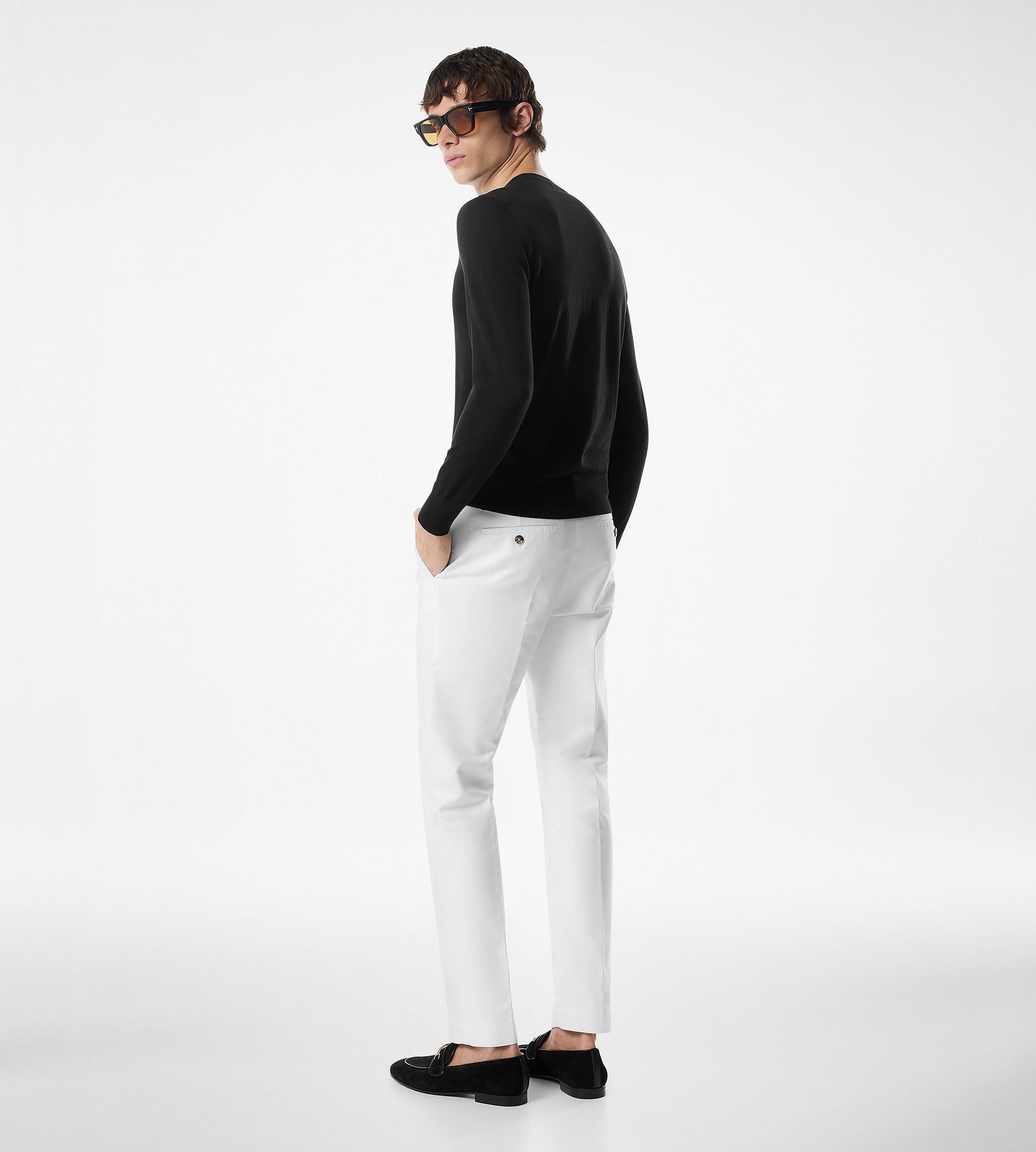 FINE GAUGE PURE WOOL CREW NECK - 3