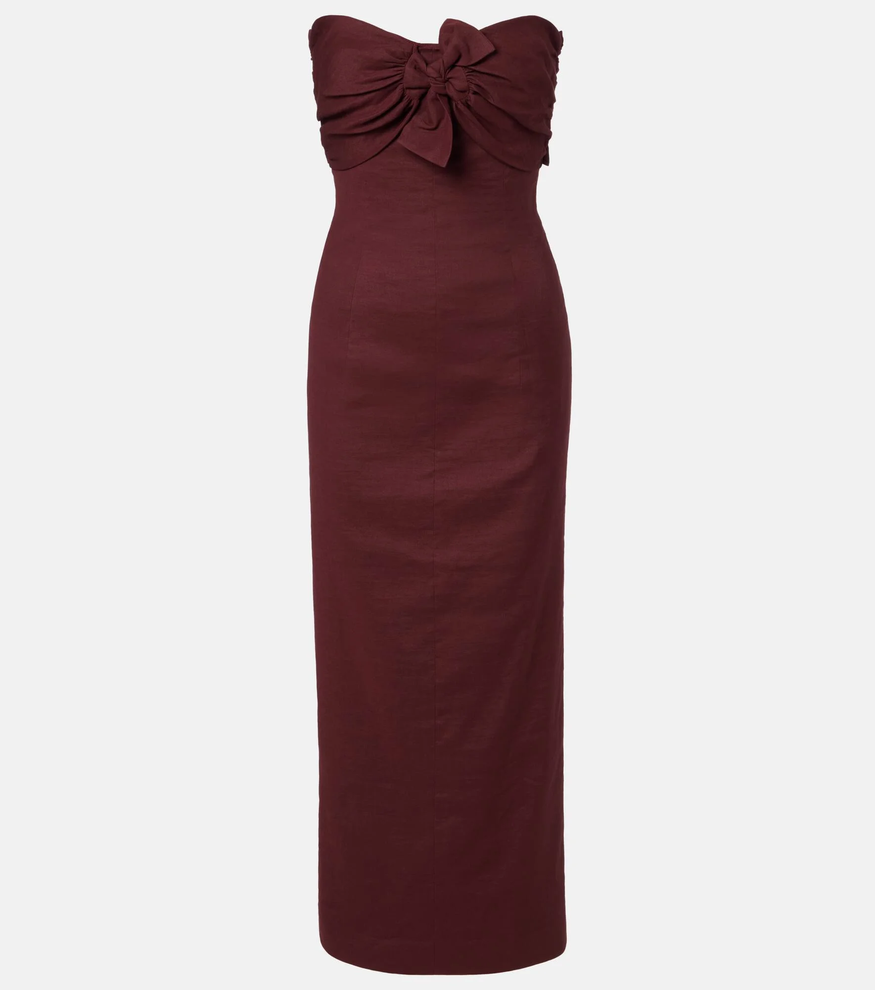 Rahel linen and cotton-blend maxi dress - 1