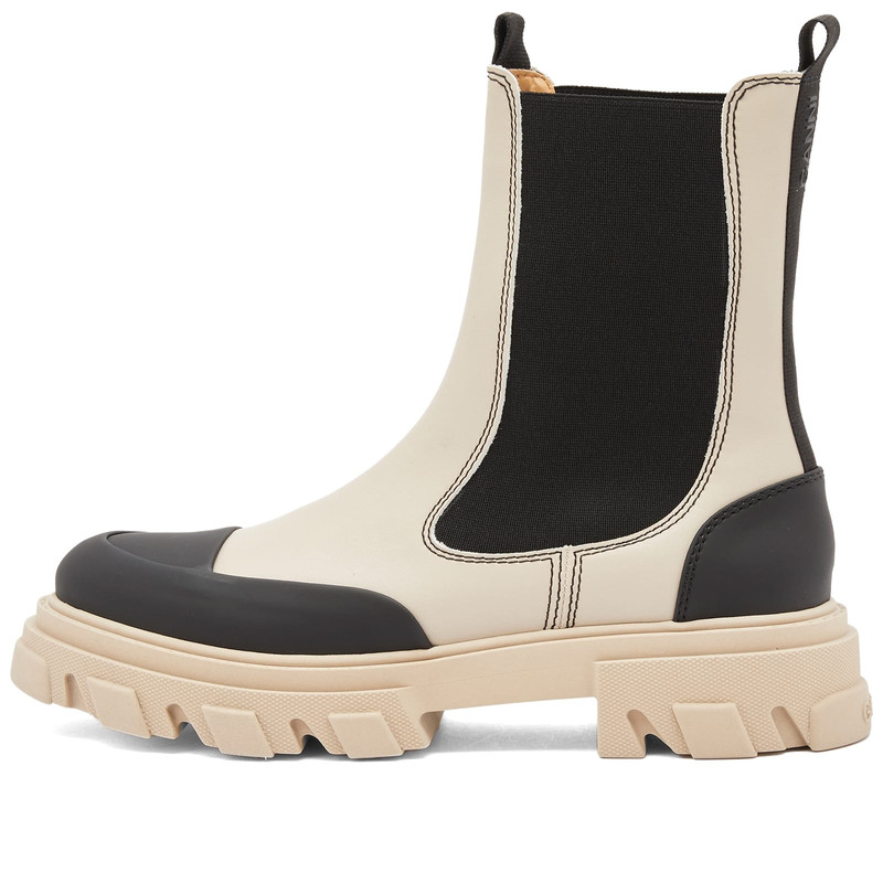 GANNI GANNI Cleated Mid Chelsea Boot outlook