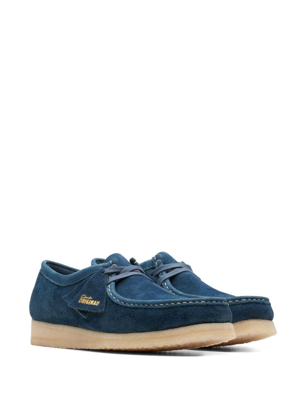 Wallabee "Navy/Teal" derby shoes - 2