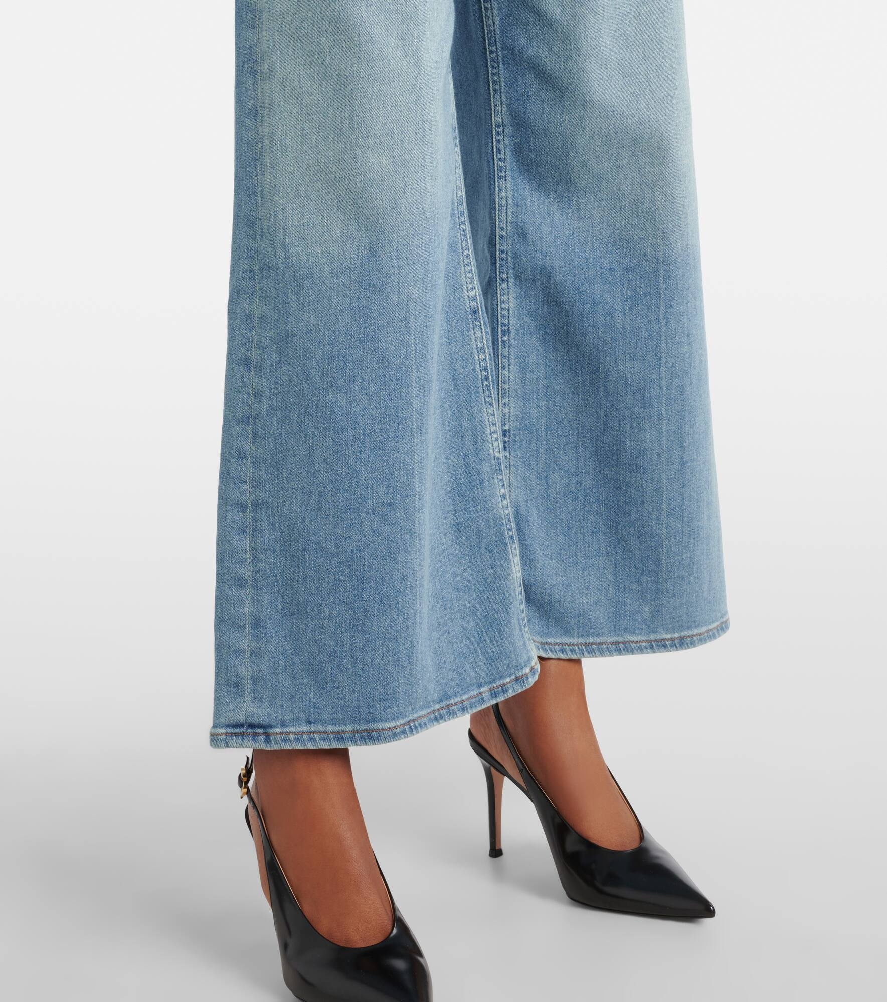Lyra Patch Pocket flared jeans - 5