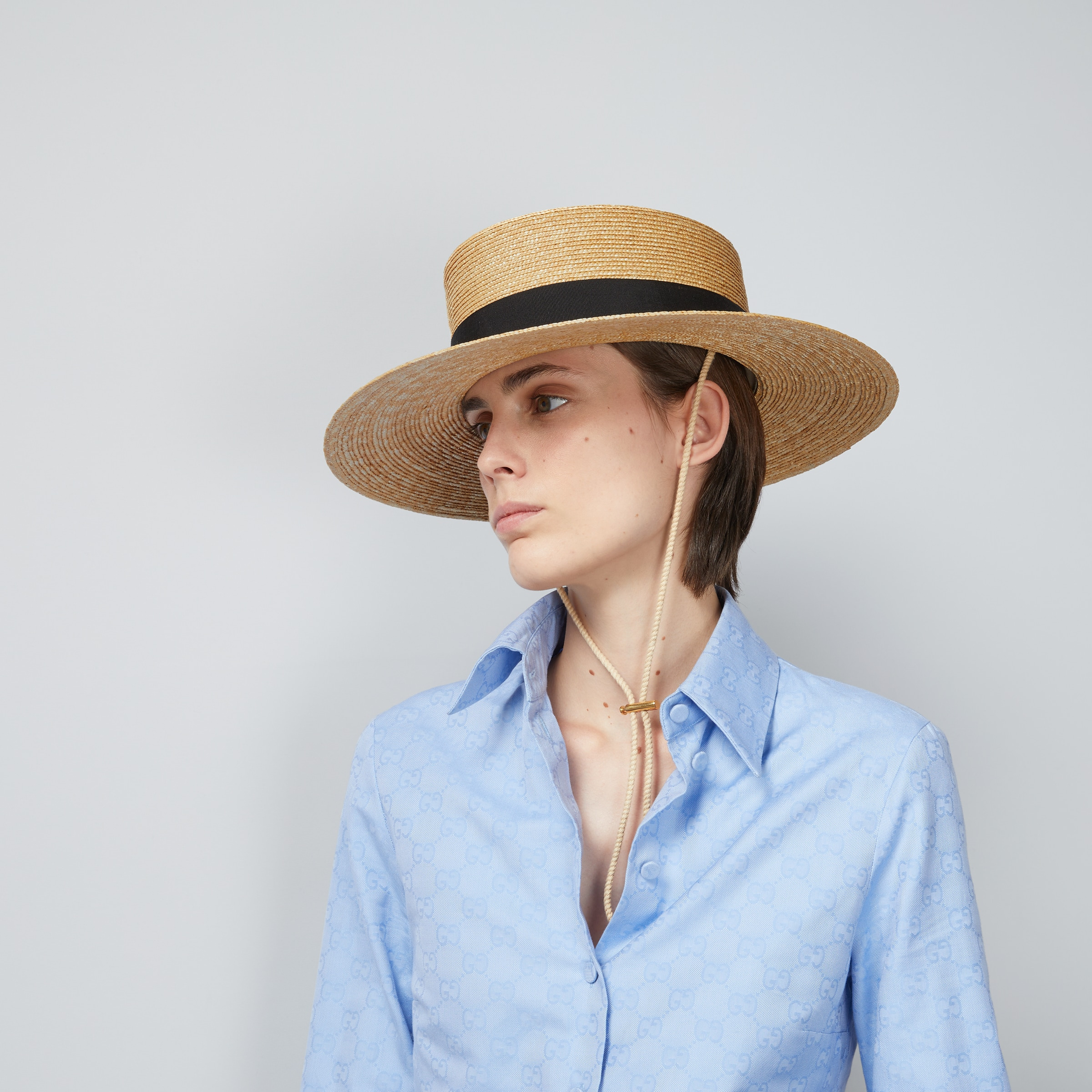 Straw boater hat - 3