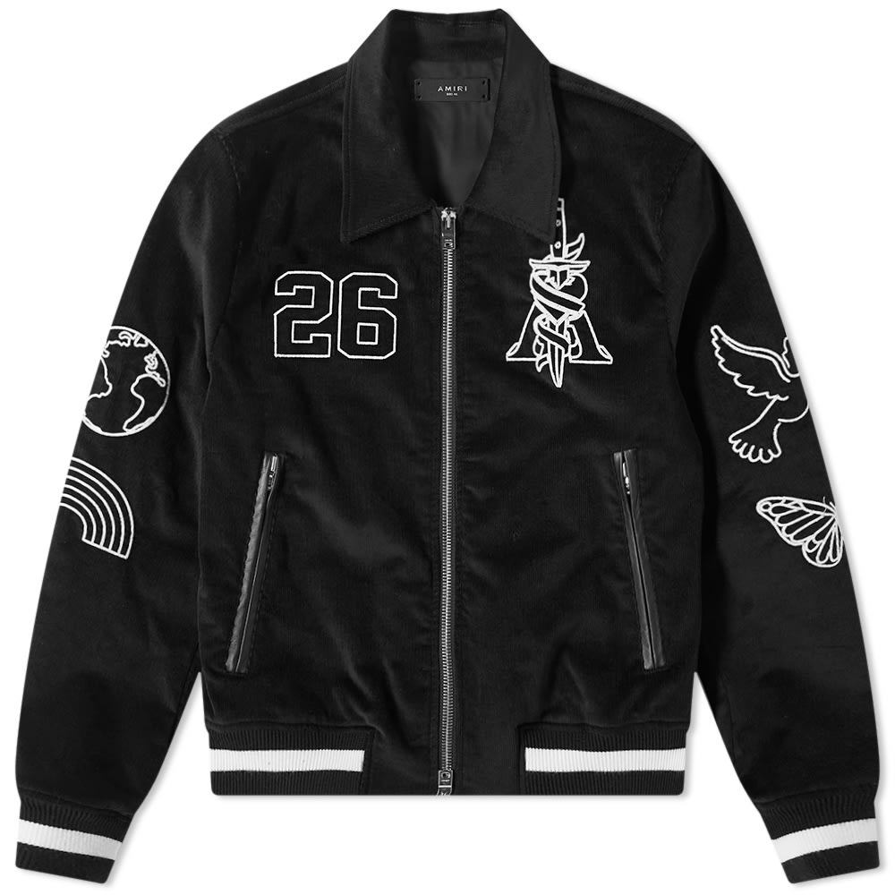 AMIRI Brothers Varsity Jacket - 1