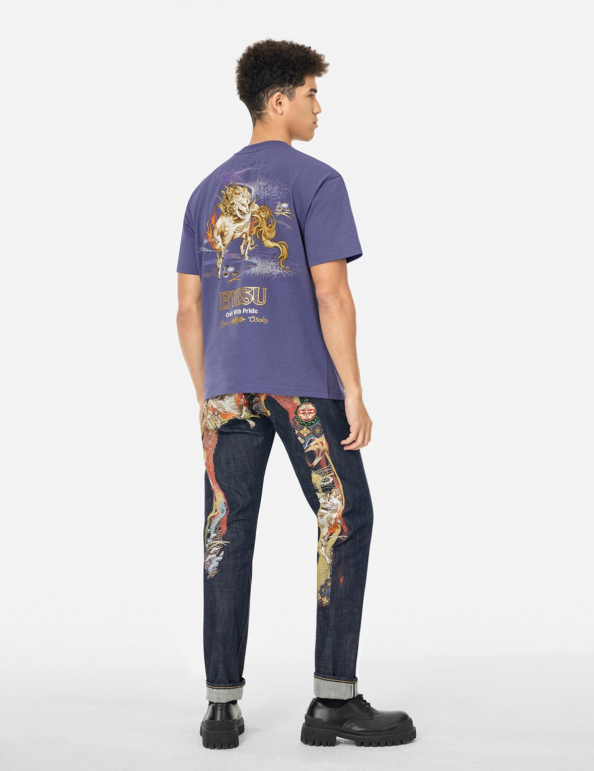 Hakutaku Print Relax Fit T-Shirt - 3