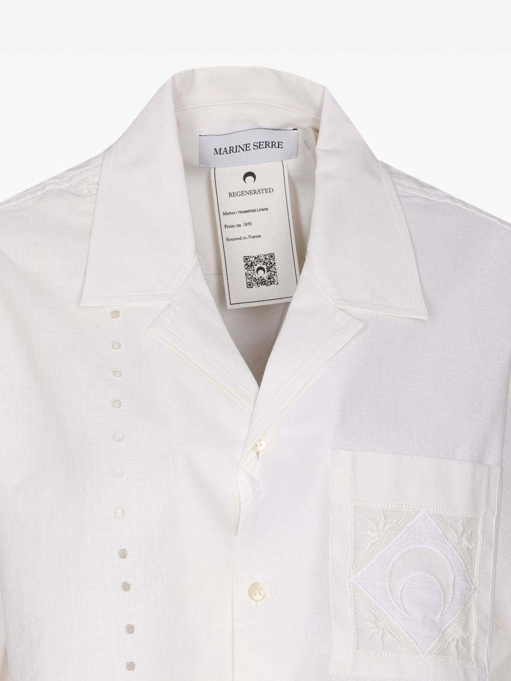 embroidered-detail shirt - 4