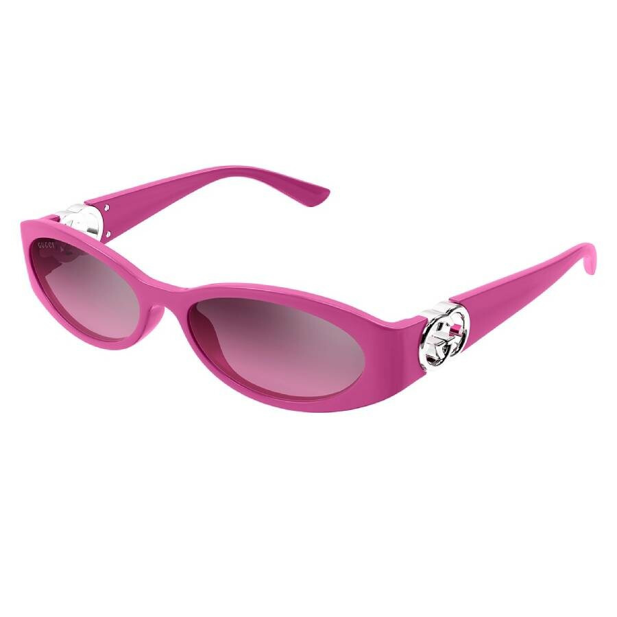 Gucci Pink Mirrror Gradient Oval Ladies Sunglasses GG1660S 003 54 - 2