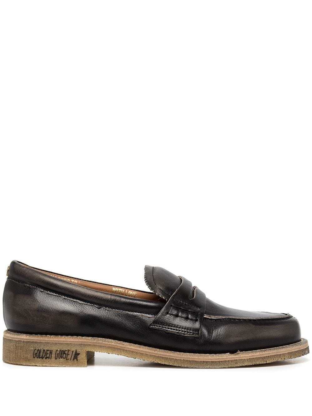 leather penny loafers - 2