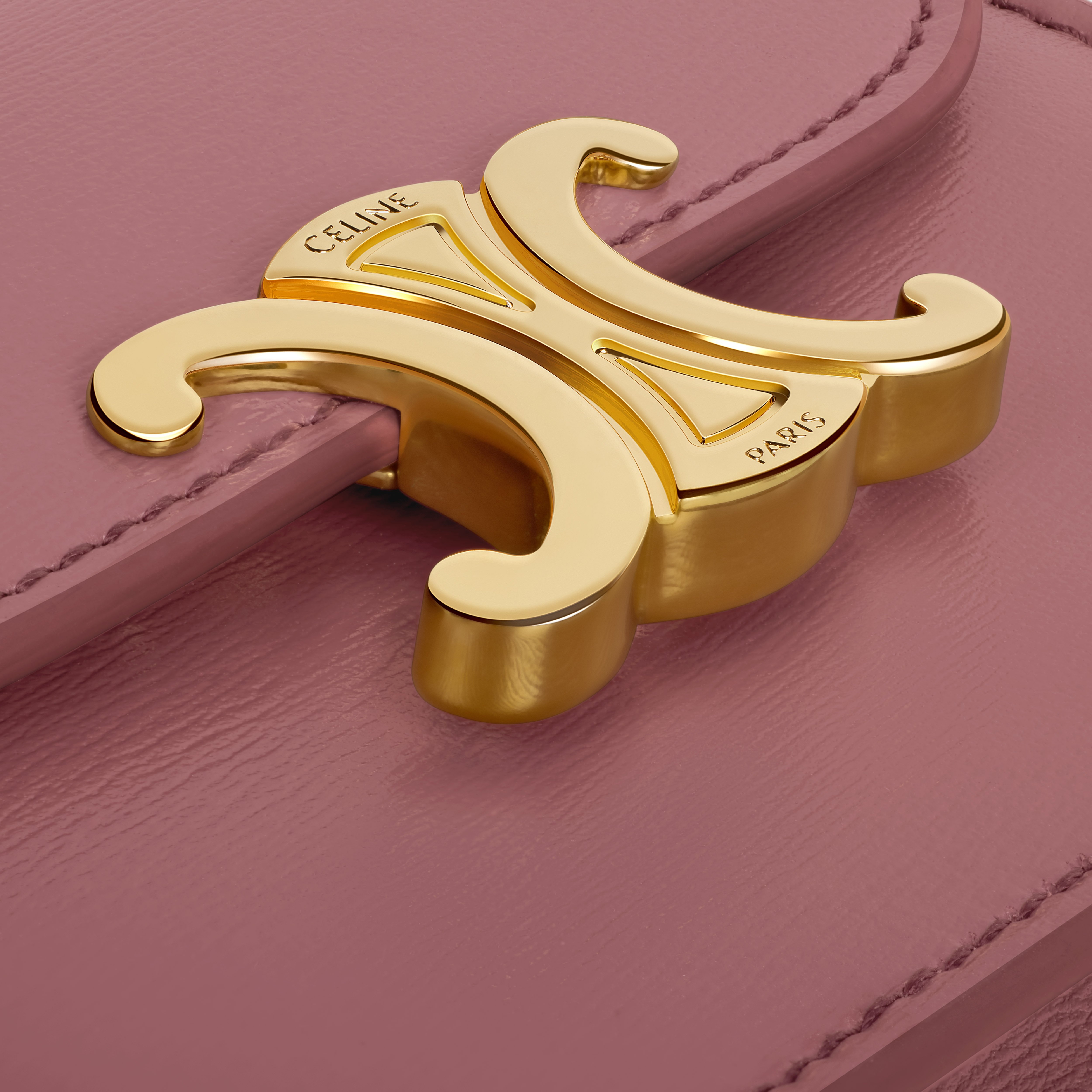 BUSINESS CARD HOLDER TRIOMPHE in SHINY CALFSKIN - 5