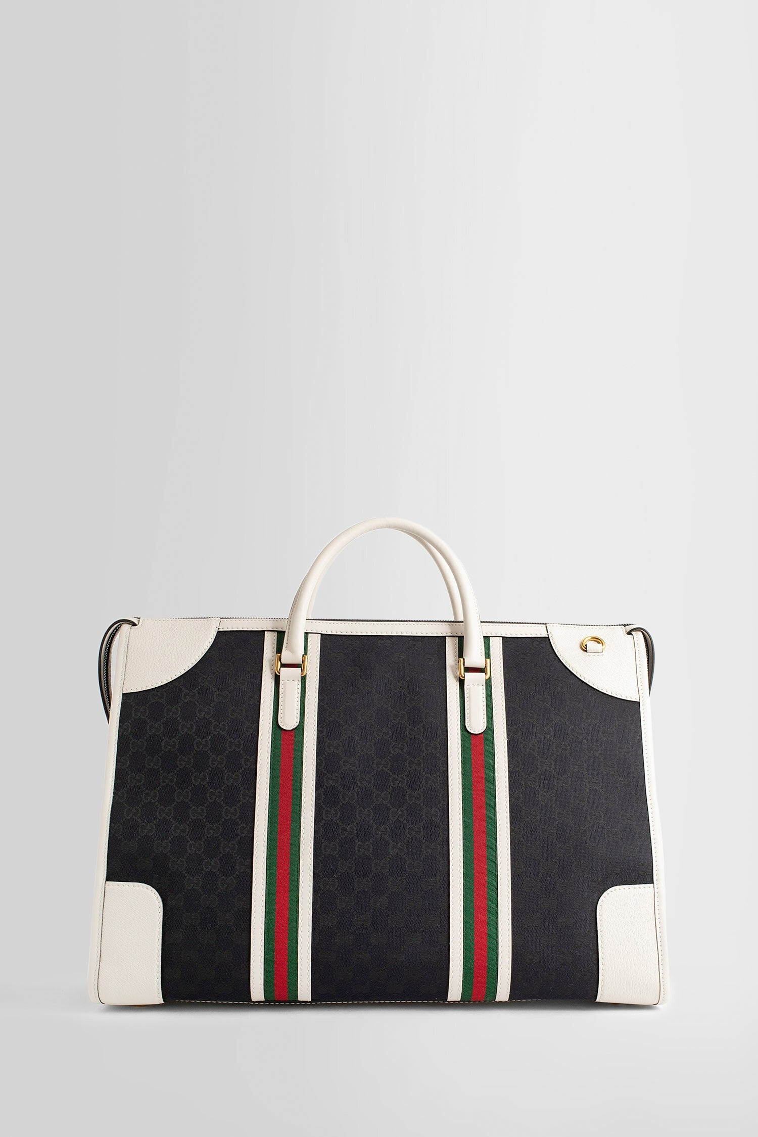 GUCCI UNISEX BLACK&WHITE TRAVEL BAGS - 3