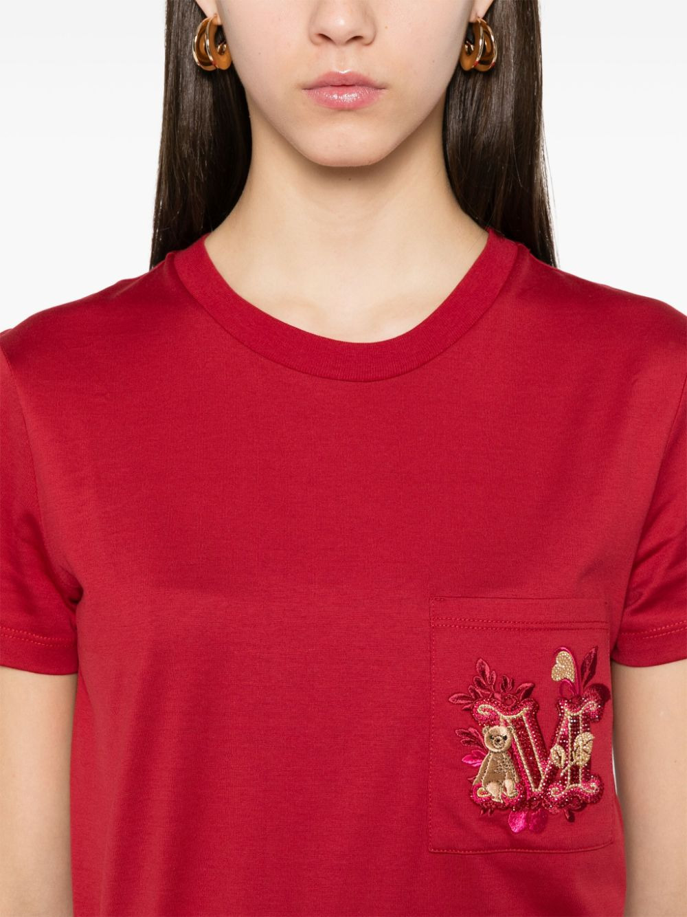 Max Mara Women Logo Cotton T-Shirt - 4